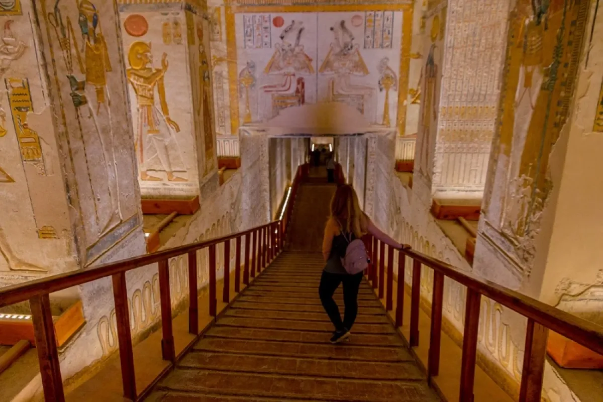 Exploring Valley of Kings in Luxor